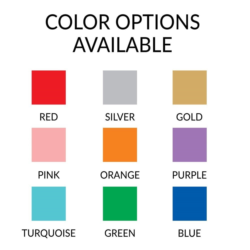 Background color optons for personalized striped jersey style laundry bags.