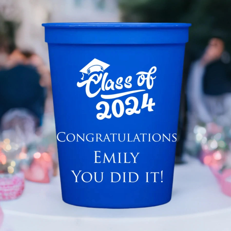 http://tippytoad.com/cdn/shop/files/personalized-graduation-party-cup-class-of-2024-script-blue.webp?v=1701801084